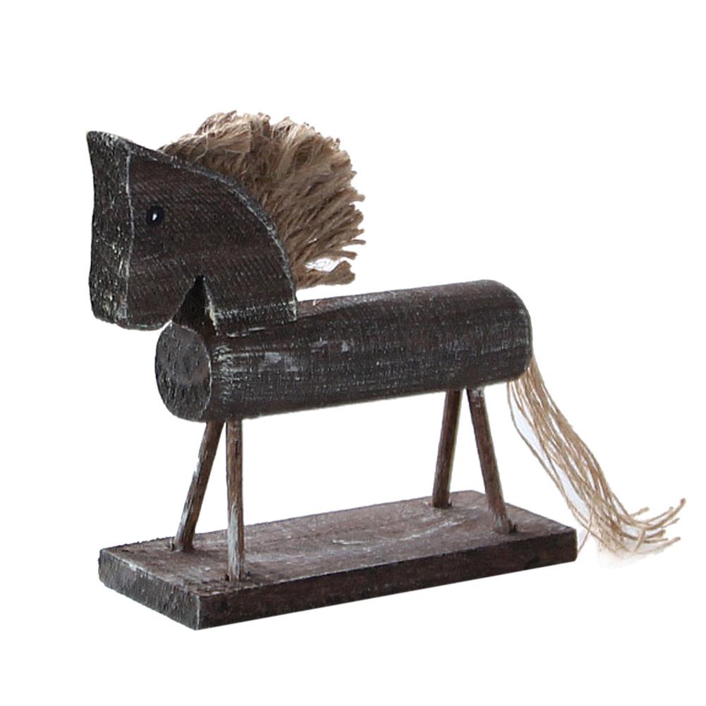 Wooden Crafts Horse Decoration