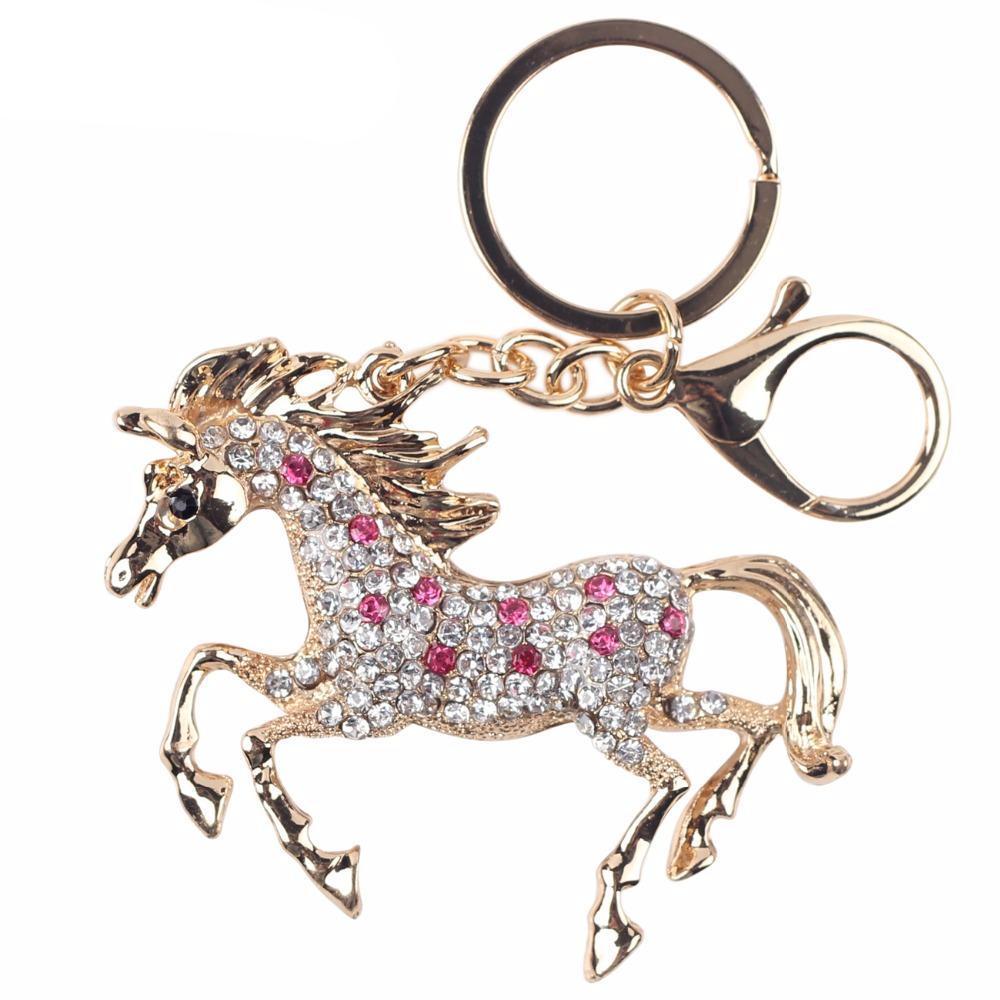 Sparkly Horse Key Chain