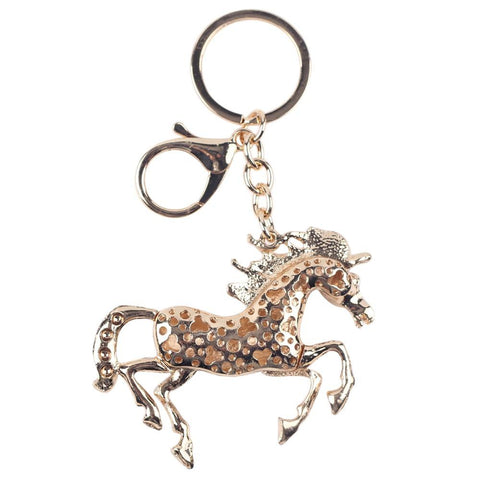Sparkly Horse Key Chain