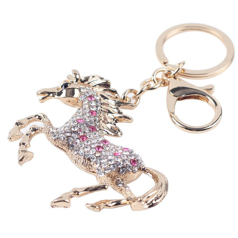 Sparkly Horse Key Chain