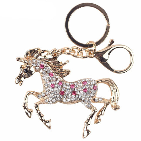 Sparkly Horse Key Chain