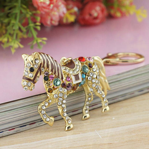 FREE! Crystal Horse Keychain