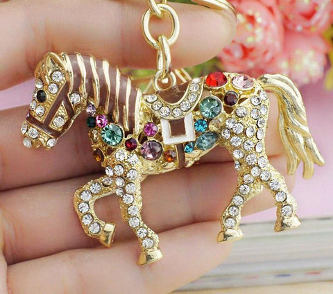 FREE! Crystal Horse Keychain