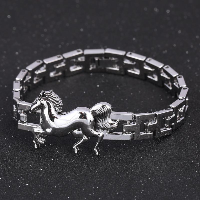 Chain Link Horse Bracelet