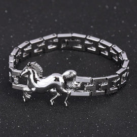 Chain Link Horse Bracelet