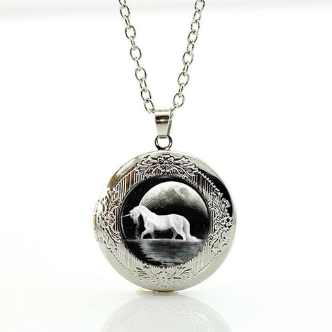 FREE! Black and White Horse Necklace