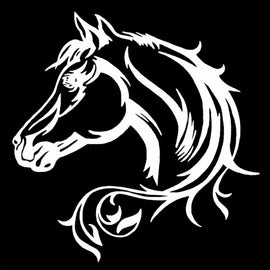 Horse Head Car Sticker