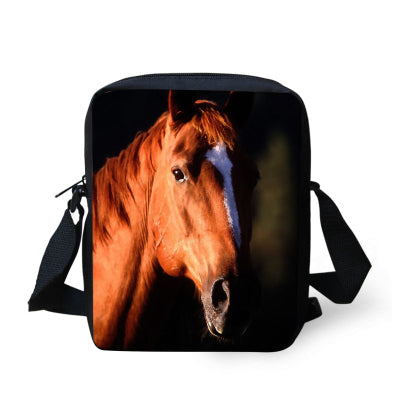 Horse Printed Crossbody Bag
