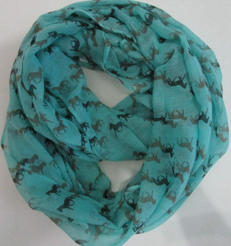 Fashionable Horse Infinity Scarf
