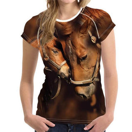 Colorful Horse Summer T-Shirt