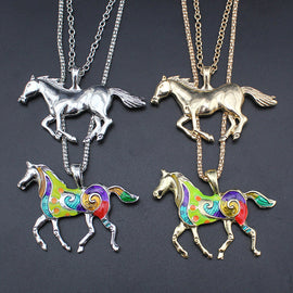 Running Horse Necklace