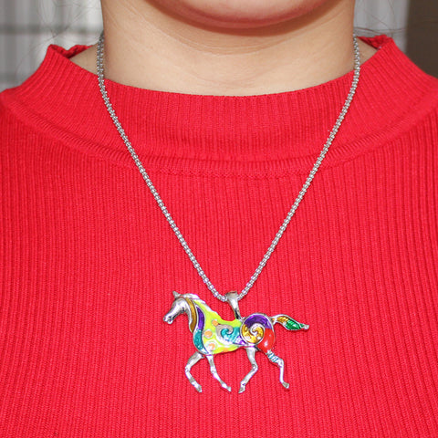 Running Horse Necklace