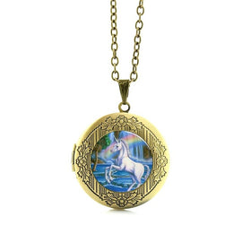 FREE! Black and White Horse Necklace