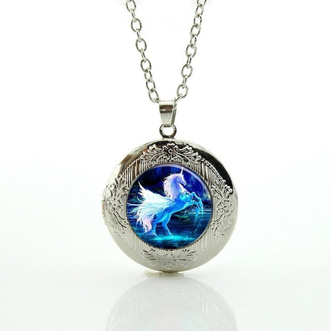 FREE! Black and White Horse Necklace