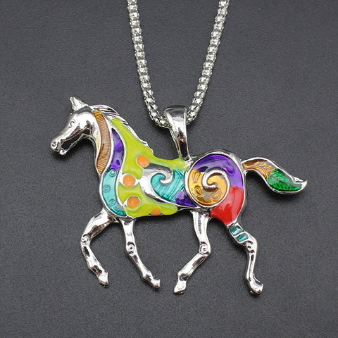 Running Horse Necklace