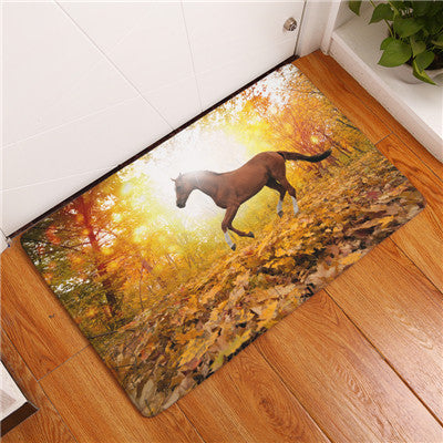 Horse Bathroom & Kitchen Rug