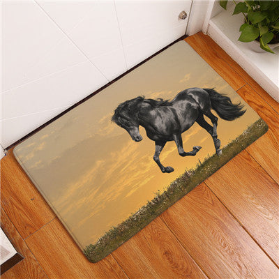 Horse Bathroom & Kitchen Rug
