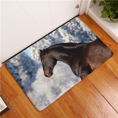 Horse Bathroom & Kitchen Rug