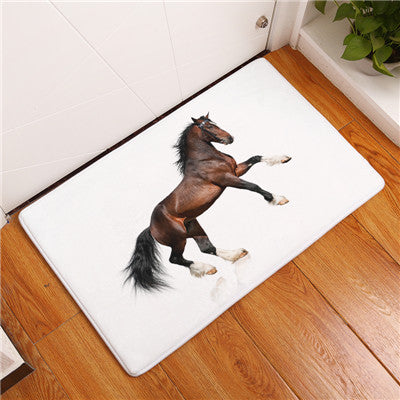 Horse Bathroom & Kitchen Rug