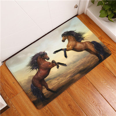 Horse Bathroom & Kitchen Rug