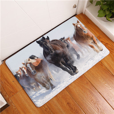 Horse Bathroom & Kitchen Rug