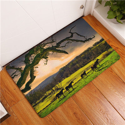 Horse Bathroom & Kitchen Rug
