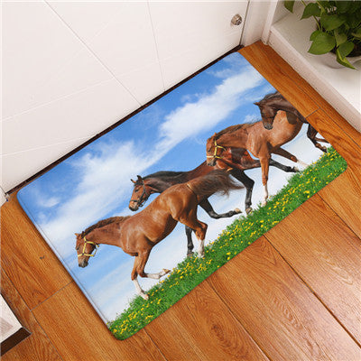 Horse Bathroom & Kitchen Rug