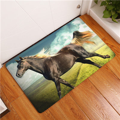 Horse Bathroom & Kitchen Rug