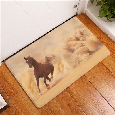 Horse Bathroom & Kitchen Rug
