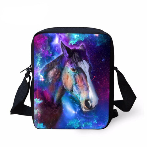 Horse Printed Crossbody Bag