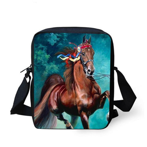 3D Horse Messenger Bag