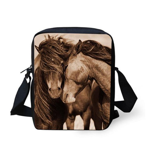 3D Horse Messenger Bag
