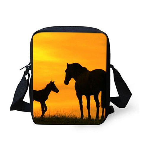 3D Horse Messenger Bag