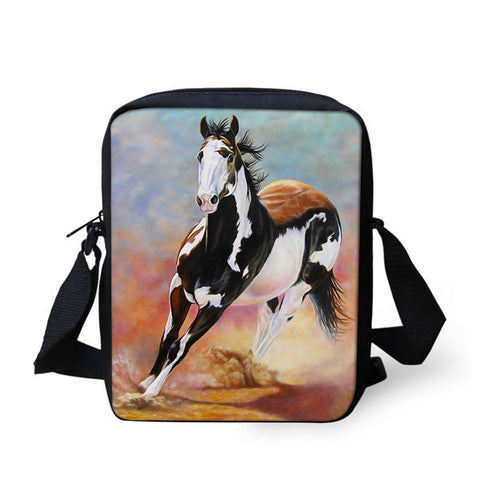 3D Horse Messenger Bag