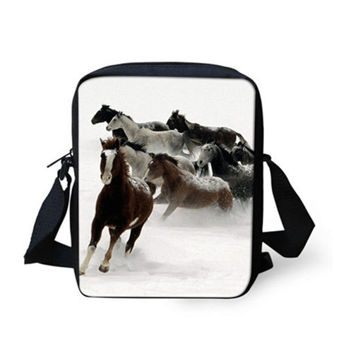 3D Horse Messenger Bag