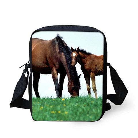 3D Horse Messenger Bag
