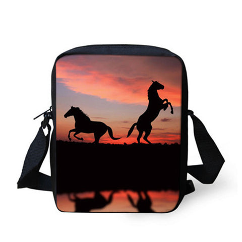 3D Horse Messenger Bag
