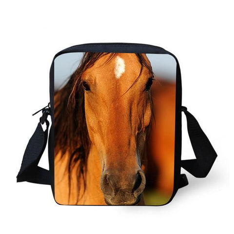 3D Horse Messenger Bag