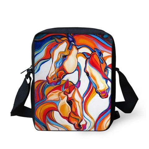 3D Horse Messenger Bag