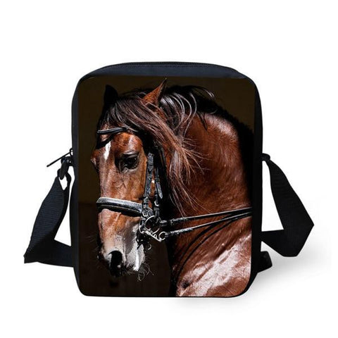 3D Horse Messenger Bag