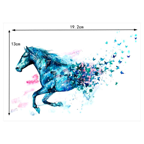 Beautiful Temporary Horse Tattoo