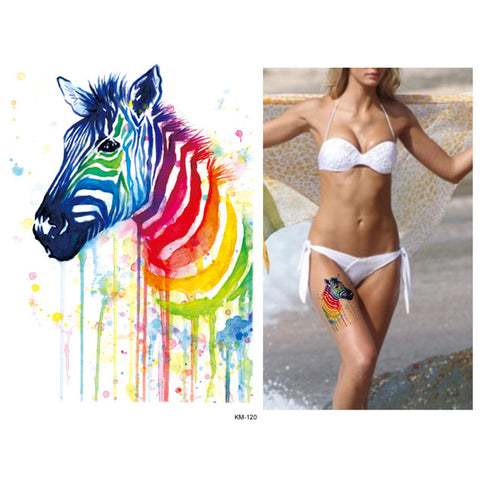 Beautiful Temporary Horse Tattoo