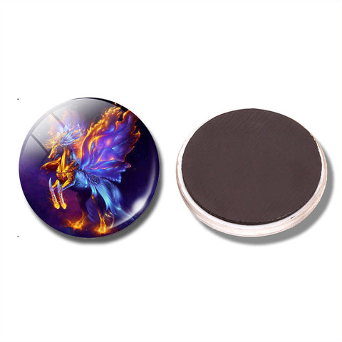 Horse Painting Fridge Magnet