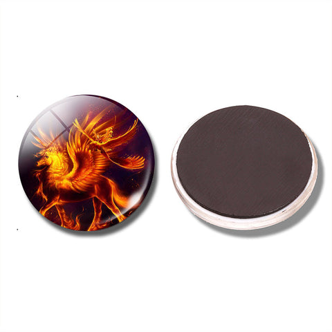 Horse Painting Fridge Magnet