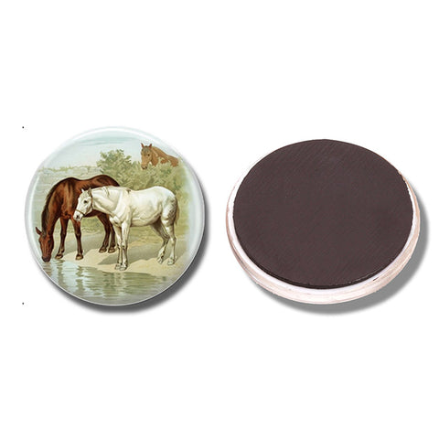 Horse Painting Fridge Magnet