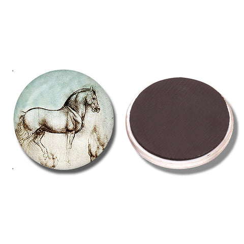 Horse Painting Fridge Magnet