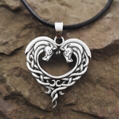 Celtic Horse Heart Necklace