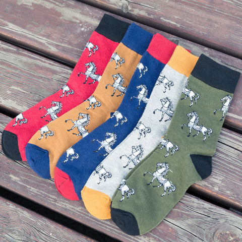 Horse Socks 5 Pairs