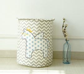 Cute Horses Laundry Basket