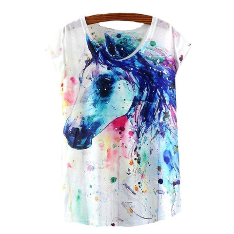 Watercolor Horse Women's T-shirt